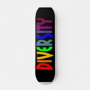 Skateboard de diversidad (negro)