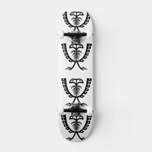 Skateboard de dos hojas de águila negra