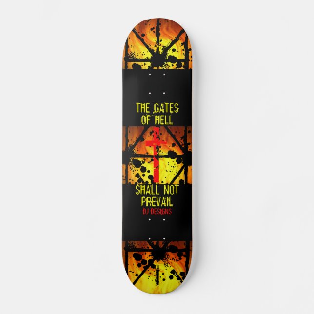 Skateboard de Escritura Cristiana (Anverso)