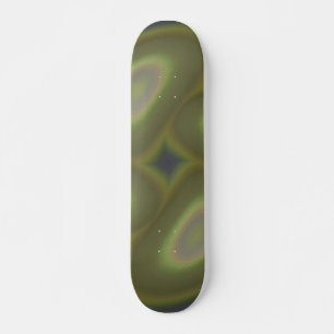 Skateboard de espirales verdes