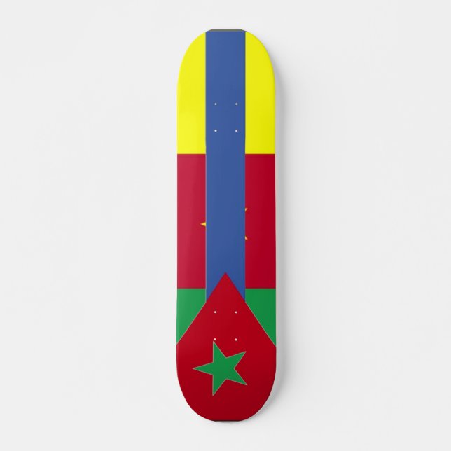 Skateboard de Estrella Verde (Anverso )