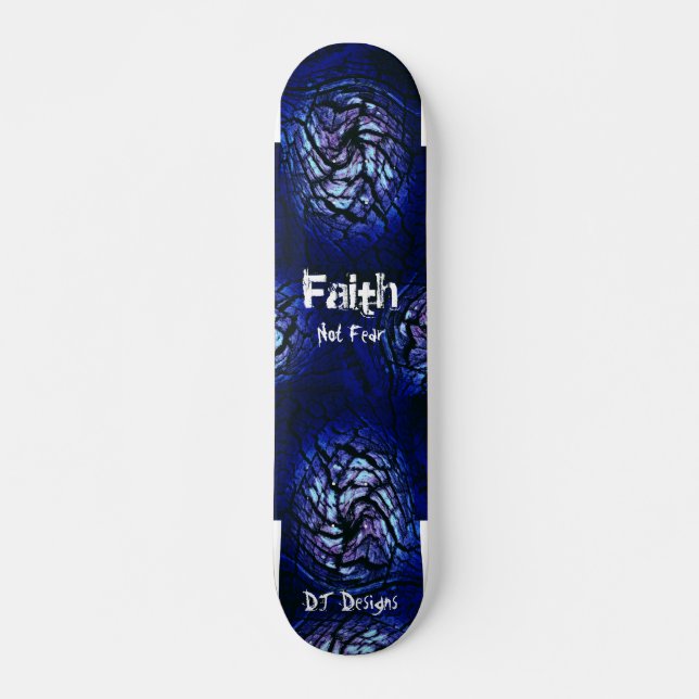 Skateboard de fe cristiana (Anverso )