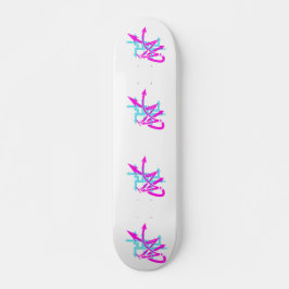 Skateboard de flechas abstractas