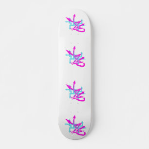 Skateboard de flechas abstractas