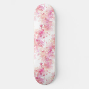 Skateboard de flores de cerezo japonés