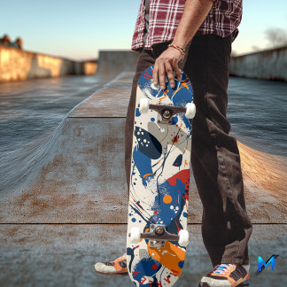 Skateboard de flujo abstracto moderno - Organigram