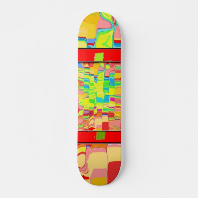 Skateboard de fondo abstracto (Anverso )