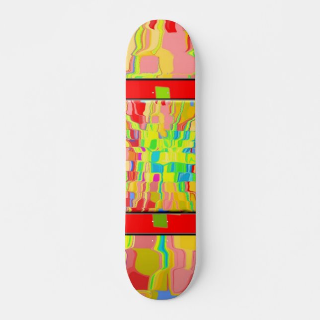 Skateboard de fondo abstracto (Anverso )