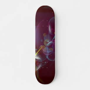Skateboard de fondo exótico