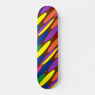 Skateboard de formas muy Guay y coloridas