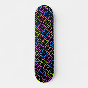 Skateboard de formas muy Guay y coloridas