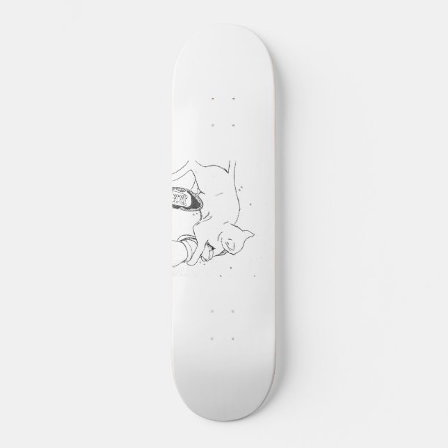 Skateboard de gato (Anverso)