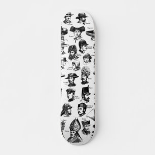 Skateboard de Gorras Vintage