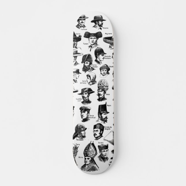 Skateboard de Gorras Vintage (Anverso )