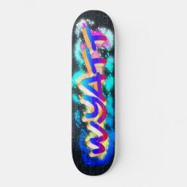 Skateboard de graffiti personalizado WYATT