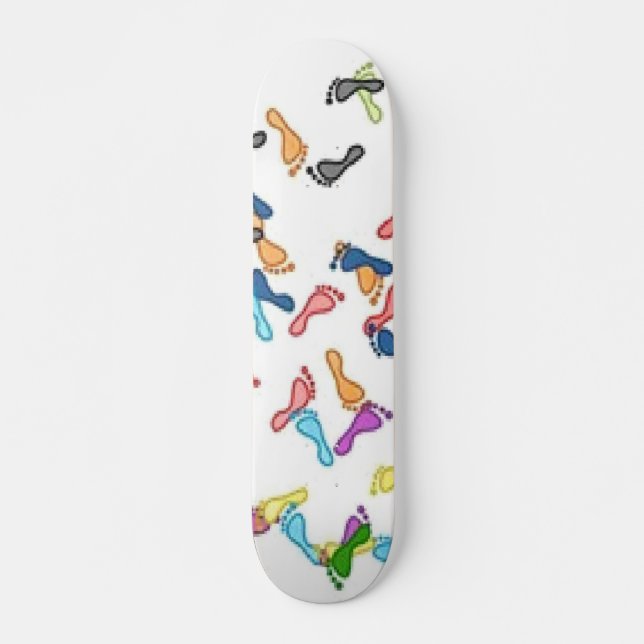 Skateboard de huella (Anverso )