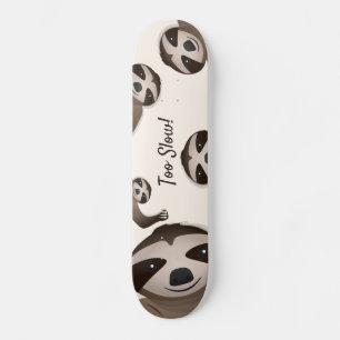 Skateboard de Ilustracion animal muy lento