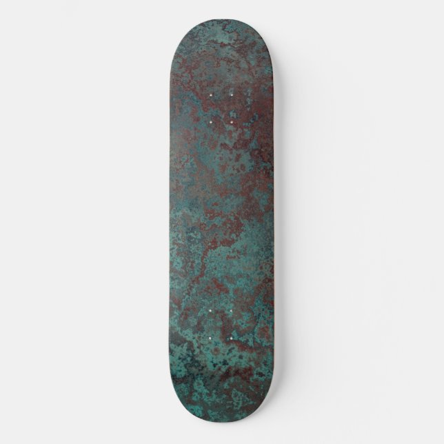 Skateboard de impresión Corrosion "Copper" (Anverso)