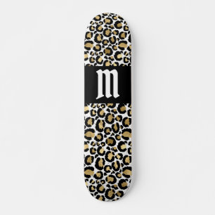 Skateboard de impresión Leopardo personalizado