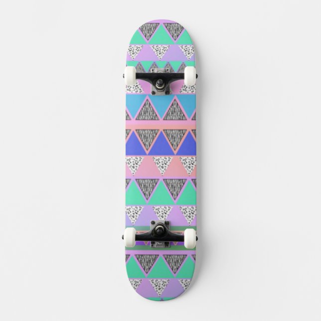 Skateboard de impresión tribal (Anverso)