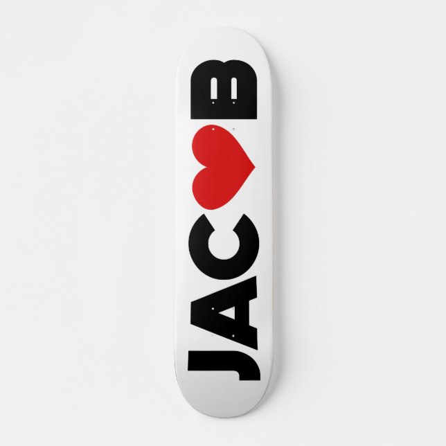 Skateboard de Jacob Love (Anverso )