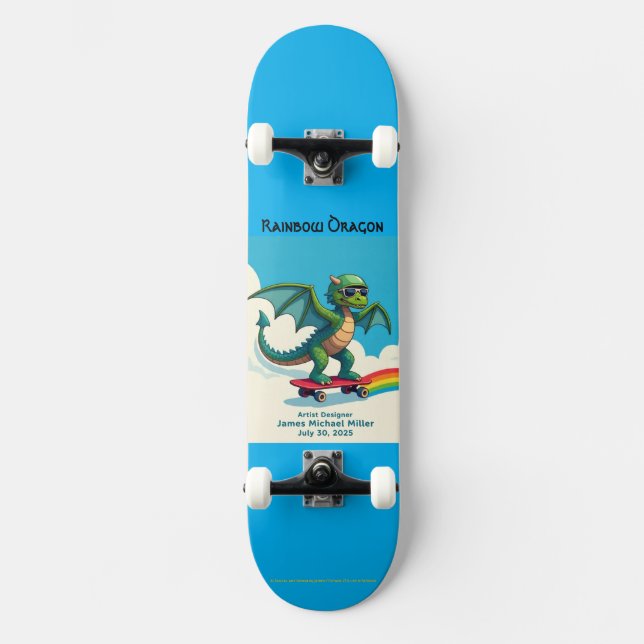 Skateboard De James Michael Miller 3/25/2024 (Anverso)