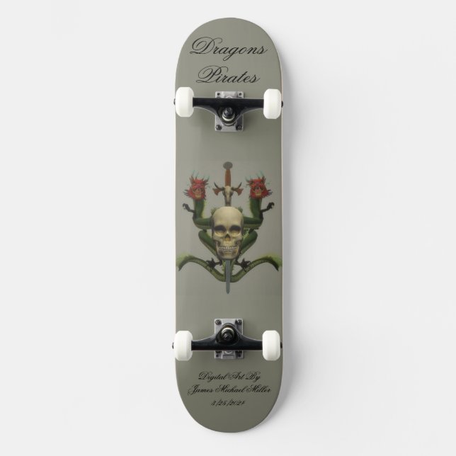 Skateboard De James Michael Miller 3/25/2024 (Anverso)