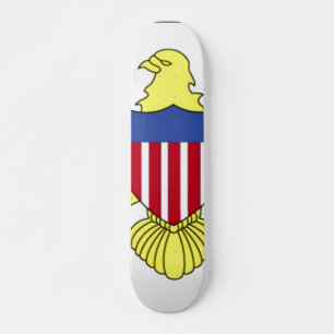 Skateboard de la Bandera de las Islas Vírgenes