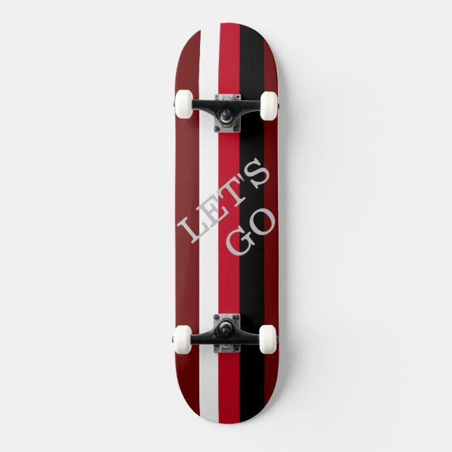 Skateboard de la colección de líneas deportivas (Anverso)