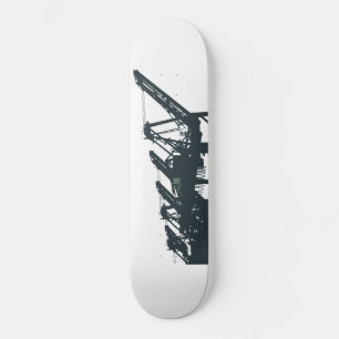 Skateboard de la grúa del puerto de San Pedro