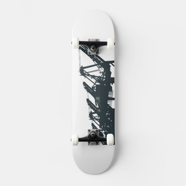 Skateboard de la grúa del puerto de San Pedro (Anverso)