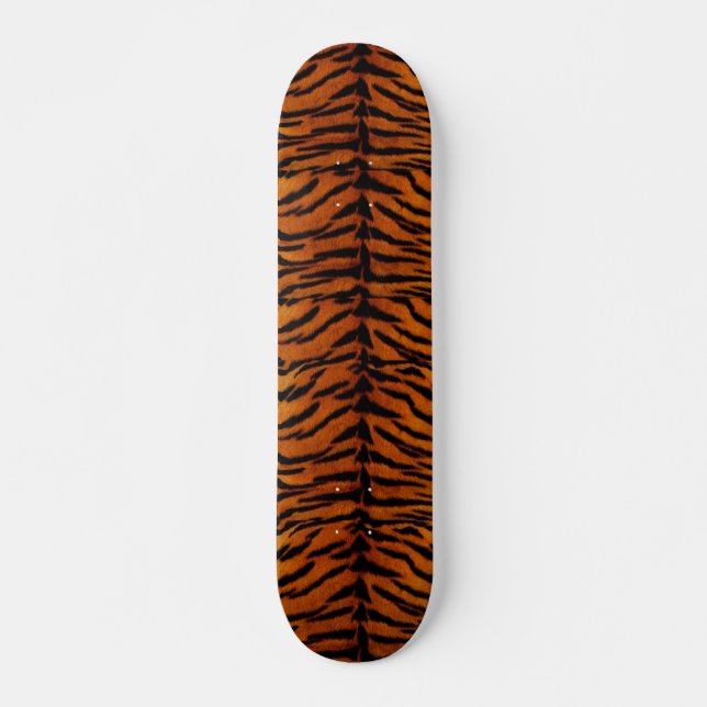 Skateboard de la piel del tigre (Anverso )