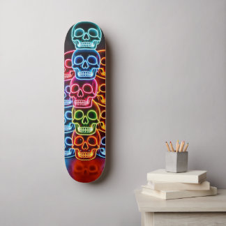 Skateboard de la Pila de Cajón Neon