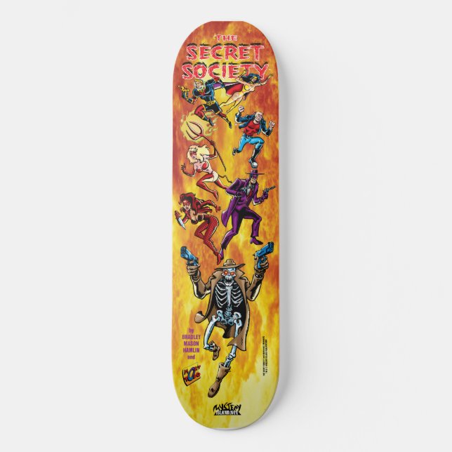 Skateboard de la sociedad secreta (Anverso)