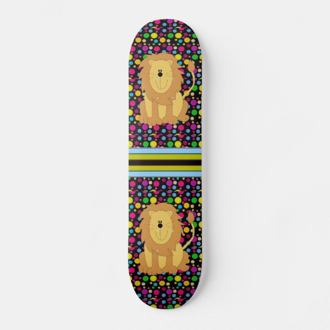 Skateboard de león (Anverso)
