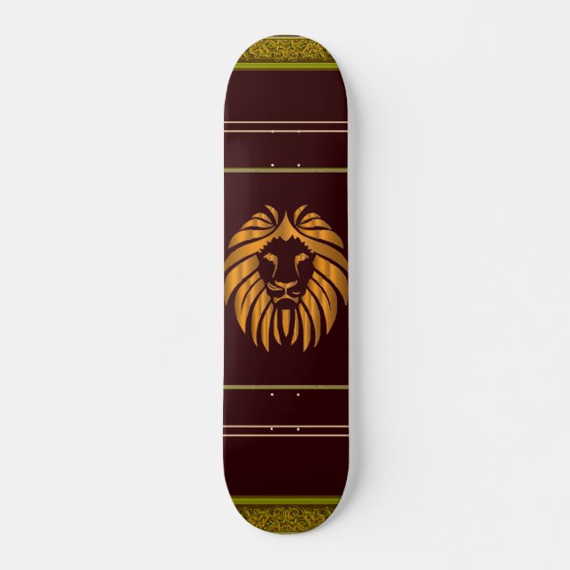 Skateboard de león (Anverso )
