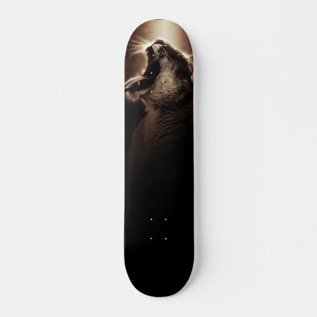 Skateboard de león (Anverso )