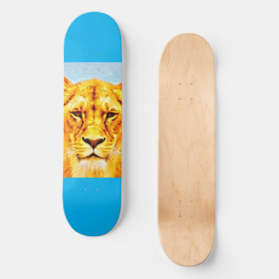 Skateboard de león
