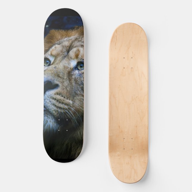 Skateboard de león (Anverso)