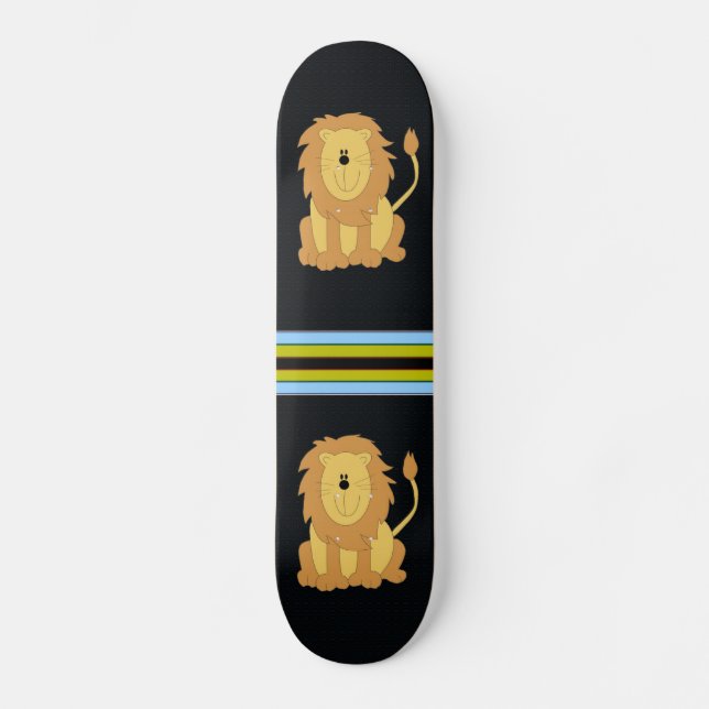 Skateboard de león (Anverso)