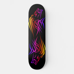 Skateboard de leones contra incendios - Colores Pe