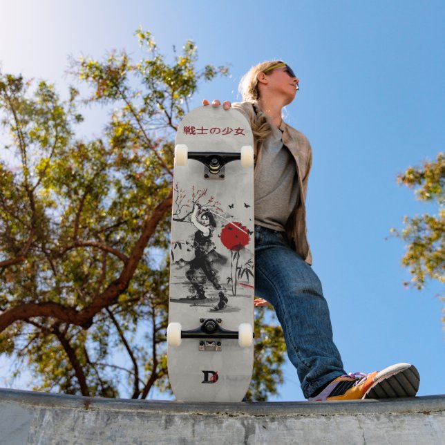 Skateboard de marca Dd para Chica Ninja japonés (Exterior 1)
