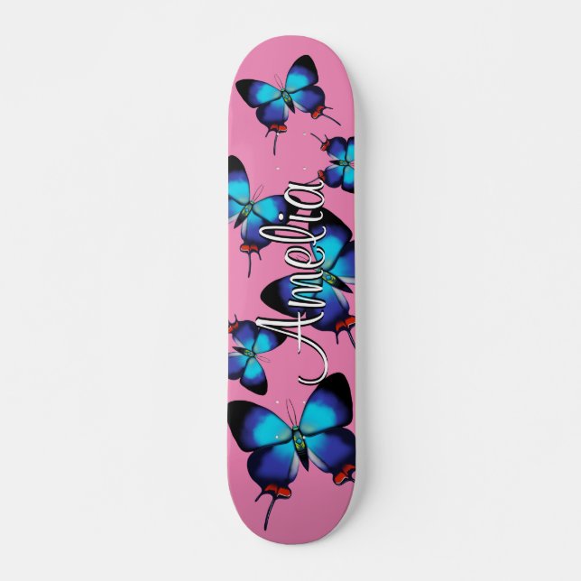 Skateboard de mariposa (Anverso )