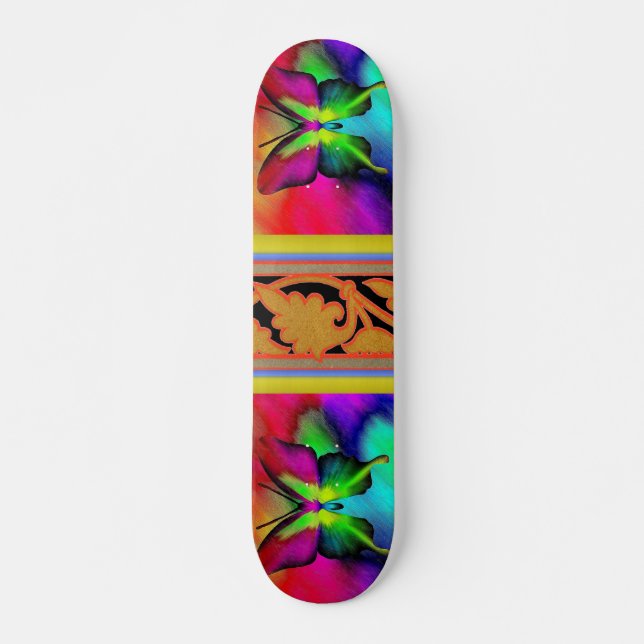 Skateboard de mariposa (Anverso )
