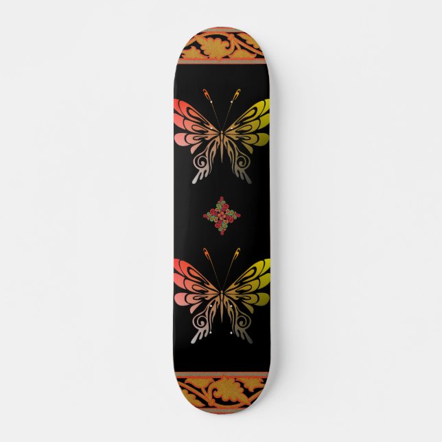 Skateboard de mariposa (Anverso )