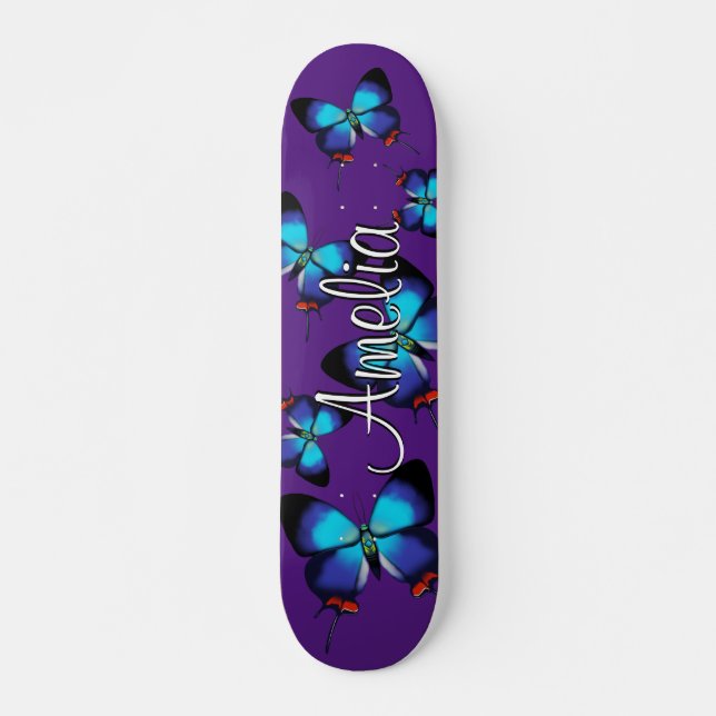 Skateboard de mariposa (Anverso )