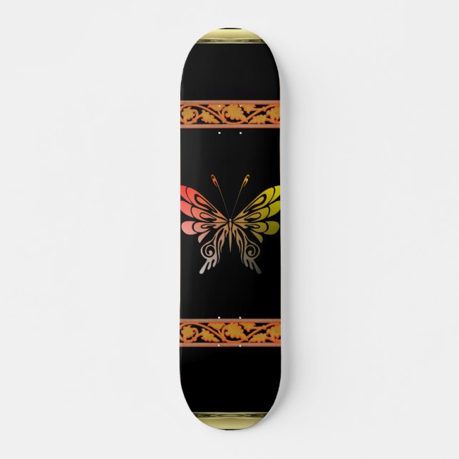 Skateboard de mariposa (Anverso )