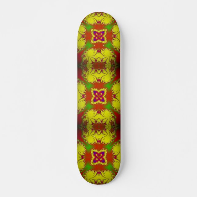 Skateboard de mariposa digital (Anverso )