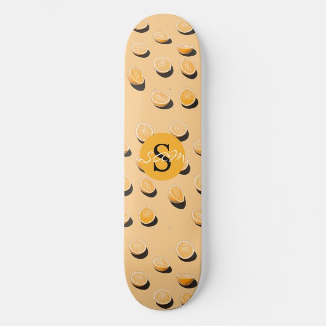 Skateboard de Naranjas MONGRAM (Anverso)