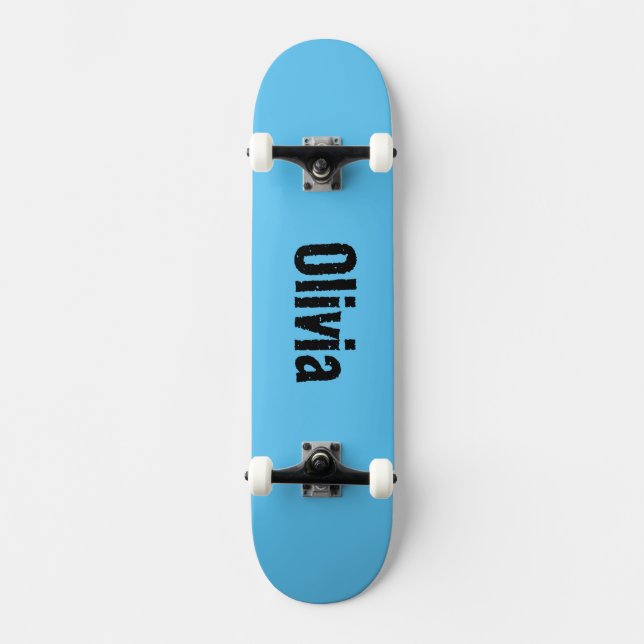 Skateboard de nombres personalizados (Anverso)